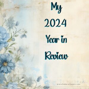 Blue flowers with My 2024 year in review