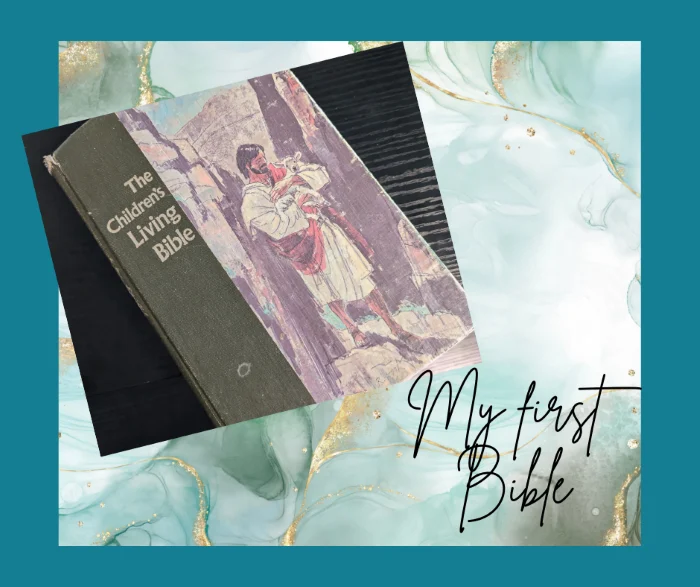 I remember my first bible.