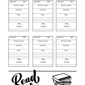 12 Books in 12 Months Reading Tracker