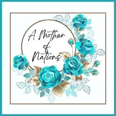 Sarah a mother of nations with blue roses