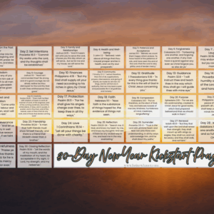 Kickstart the New Year 30-Day Scripture Challenge