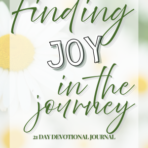 Finding joy in the journey devotional